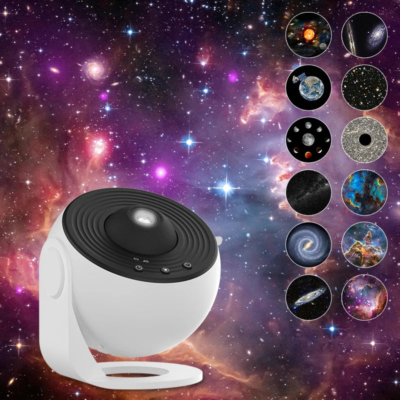 Proyector Galaxia 360 cielo estrellado en habitación