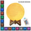 3D Moon Lamp — Rechargeable Night Light